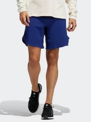 Image of adidas Primeblue Always Om Yoga Shorts, Black Size XL Men