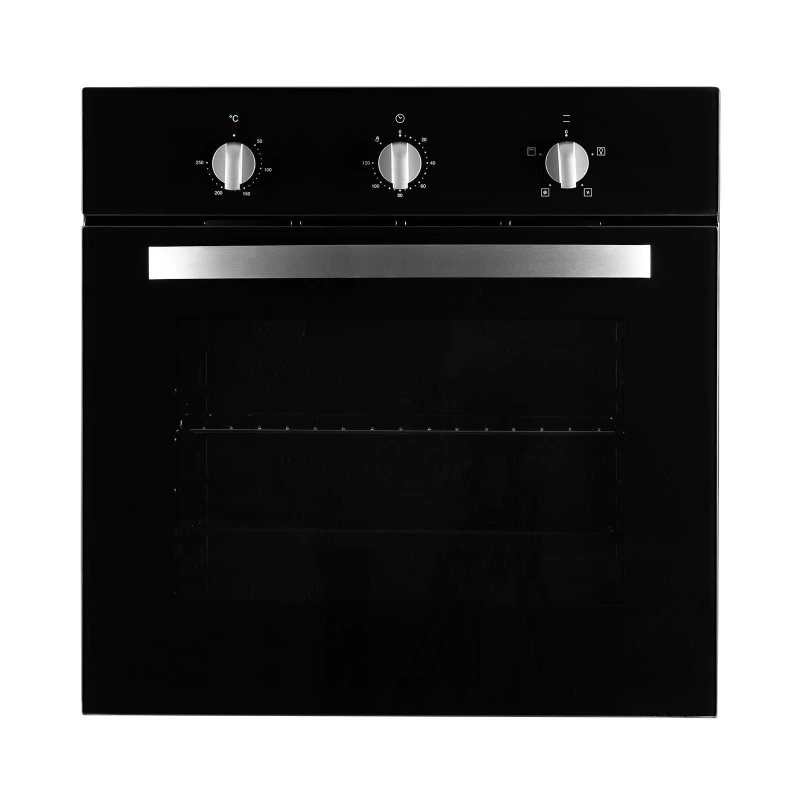 Image of SIA Single Electric Fan Oven In Black With Timer - SIA FSO59BL Black