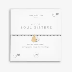 Image of A Little Soul Sisters Silver 17.5cm Stretch Bracelet 5235