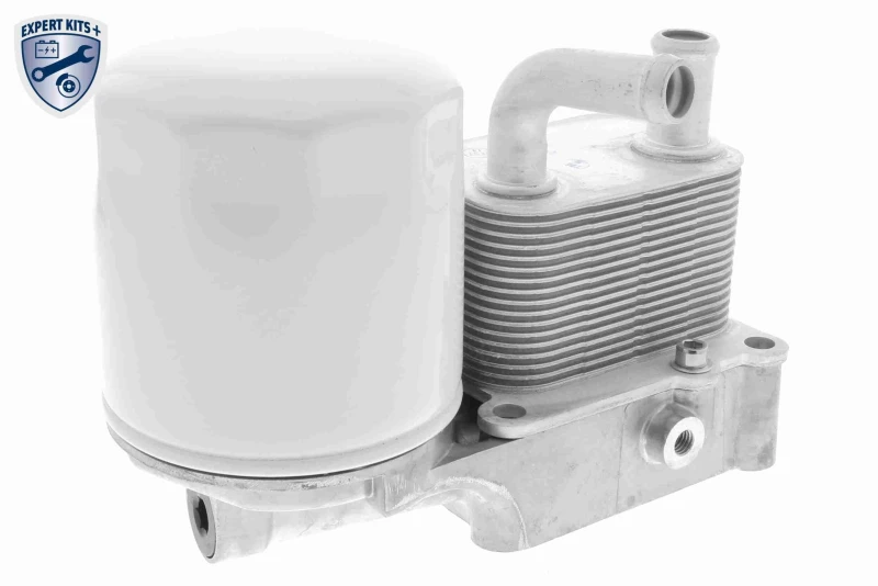 Image of VEMO V25-60-0032 Oil Cooler without gaskets/seals, without pressure switch, EXPERT KITS + Oil Cooler,engine oil (469)