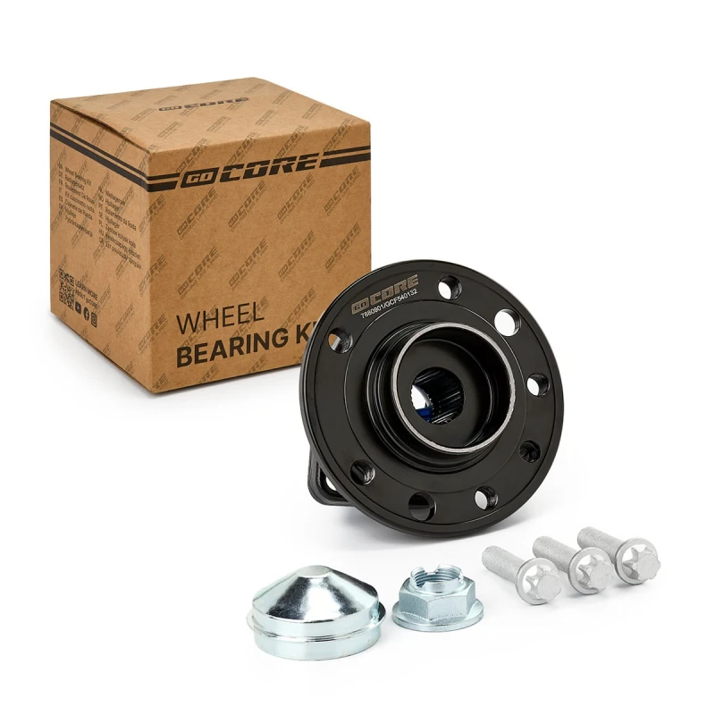 Image of goCORE GCF540132 Wheel bearing kit Front axle both sides, Wheel Bearing integrated into wheel hub Wheel Bearing Kit (654)