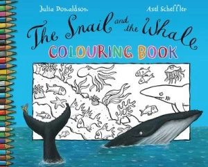 Image of The Snail and the Whale Colouring Book by Julia Donaldson Paperback