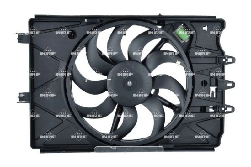 Image of NRF 47594 Cooling Fan with radiator fan shroud Fan,radiator (508)