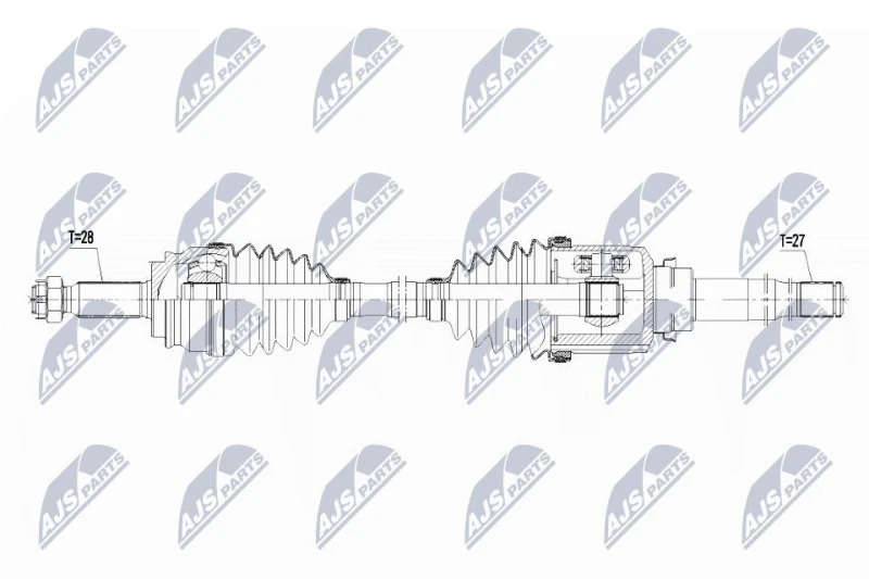 Image of NTY Drive shaft NTY NPW-CH-064