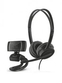 image of Trust Doba 2-In-1 Webcam And Headset Home Office Set