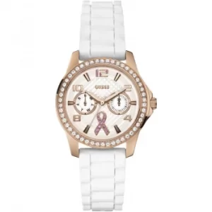 Ladies Guess Sparkling Pink Watch