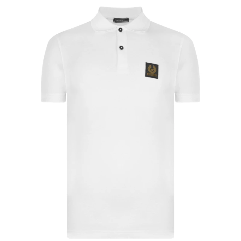 Image of Belstaff Cotton Pique Polo White male XL