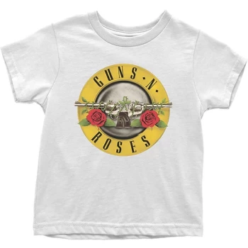 Image of Guns N' Roses - Classic Logo Kids 3 Years T-Shirt - White