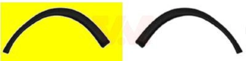 Image of VAN WEZEL Fender flare VAN WEZEL 3776522