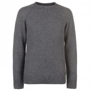 Image of Firetrap Rib Jumper Mens - Charcoal