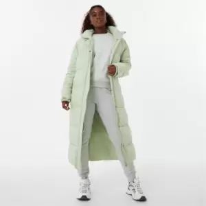 Jack Wills Longline Puffer Coat - Green