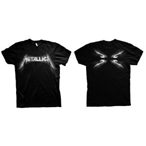 Image of Metallica - Spiked Unisex Large T-Shirt - Black