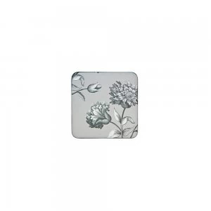 Image of Denby Engraved Floral Grey Coasters Set of 6