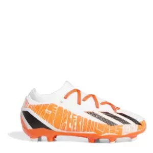 Image of adidas X Speedportal Messi.3 Firm Ground Football Boots Kids - White