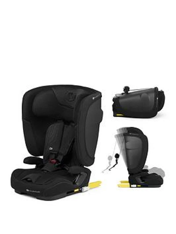 Image of Kinderkraft FIX2GO i-Size 76-150cm Car Seat For Children 15 Months Up To 12 Years in Black Unisex