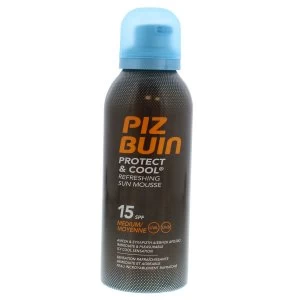 Image of Piz Buin Protect & Cool Refreshing Sun Mousse Medium SPF15 50ml