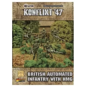 Image of British Automated Infantry with HMG box set