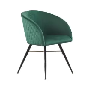 Image of Vittorio Lux Dining Chair - Green - Single Chair