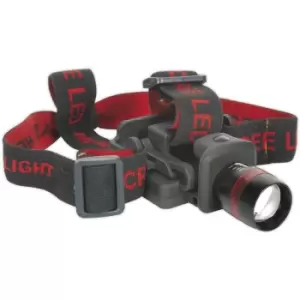 Image of Head & Hat Torch - 3W CREE XPE LED - Adjustable Headband - Battery Powered