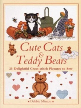 Image of Cute Cats and Teddy Bears by Debbie Minton Hardback