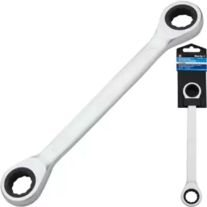 Image of Double Ended Wrench Ratchet Spanner 17mm-19mm Fully polished 72 Teeth - Bluespot