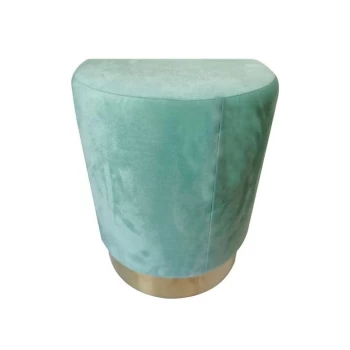 image of Stanford Home Home Tall Velvet Stool - Blue