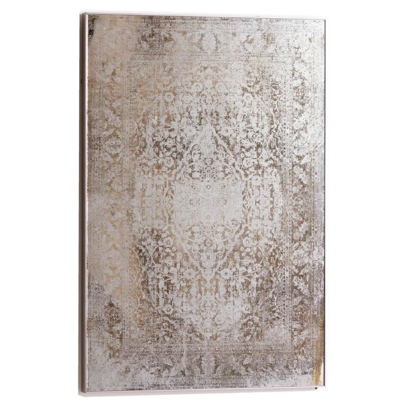 Image of Hill Interiors Foxed Mirror Wall Art in Metallic Silver Metallic Silver Unisex