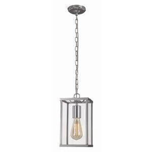 The Lighting and Interiors Group Theo Lantern Pendant Light - Chrome