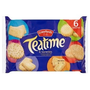 Image of Crawfords 275g Teatime Assortment Biscuits 6 Types
