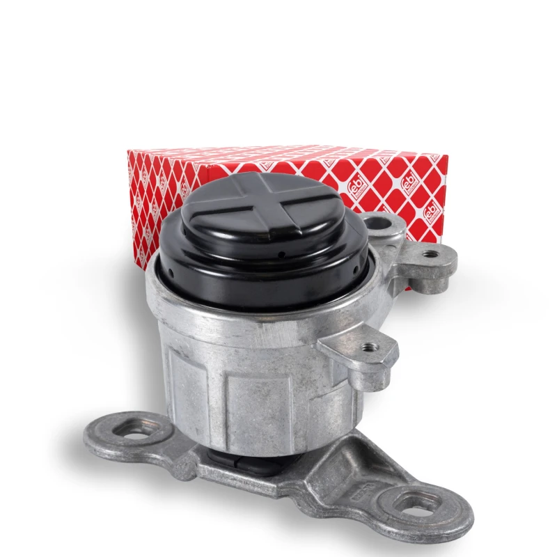 Image of FEBI BILSTEIN 30062 Engine mount Right, Hydro Mount Elastomer Engine Mounting (247)