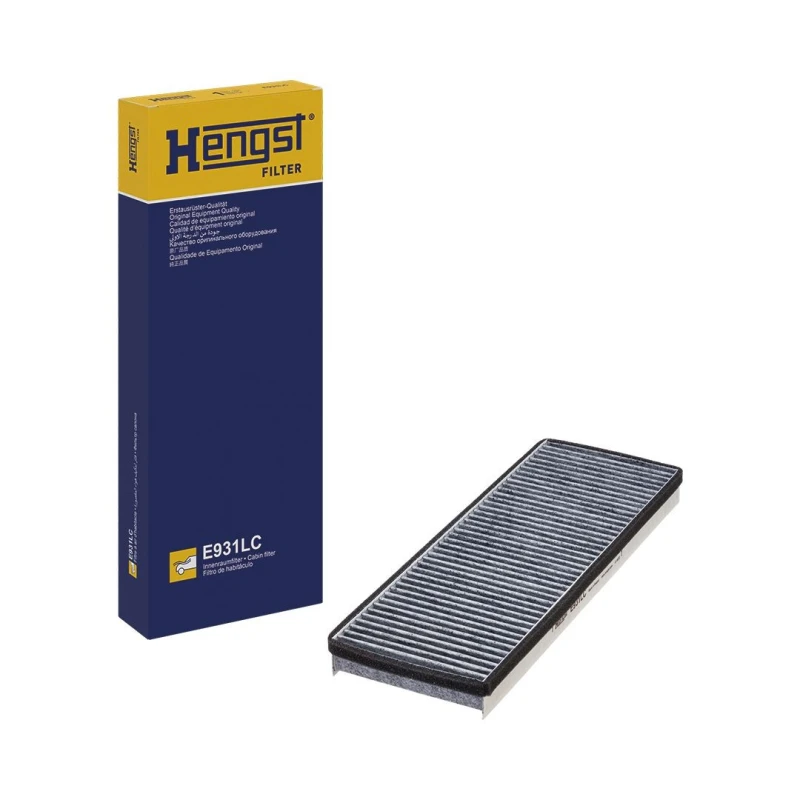 Image of HENGST FILTER E931LC Pollen filter Activated Carbon Filter Filter,interior air (424)