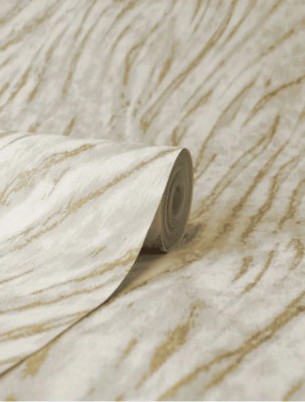Image of Ember Natural Metallic Wallpaper Designer Quality Crown M1861
