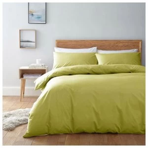 Image of Linea Egyptian Cotton Pillowcase - Chartreuse
