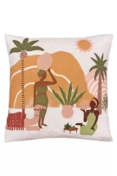 Image of Alia Abstract Printed Cushion
