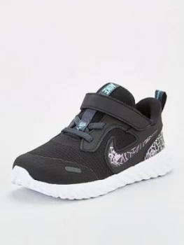 Image of Nike Revolution 5 Rebel Toddler Trainers - Black