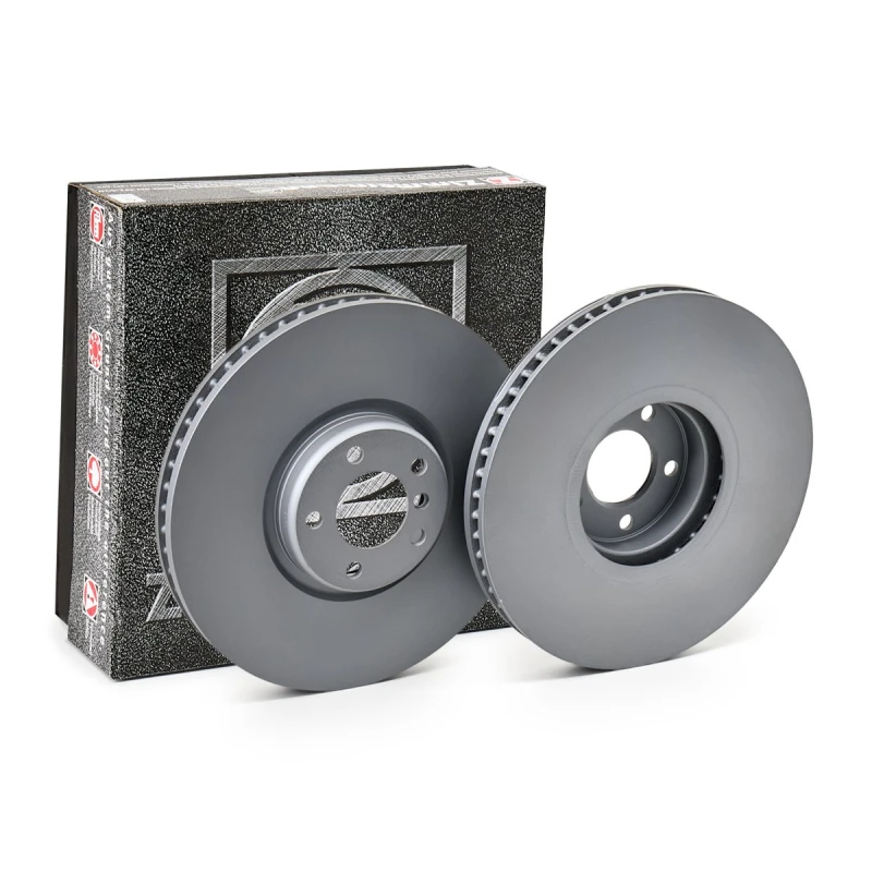 Image of ZIMMERMANN 150.2917.20 Brake disc Front Axle Left, internally vented, Coated, High-carbon Brake Disc (82)