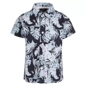 Image of Trespass Boys Bizarr Casual Shirt (11-12 Years) (Navy)