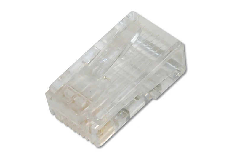 Image of Digitus CAT 6 modular plug for round cable. unshielded. 100 pcs.
