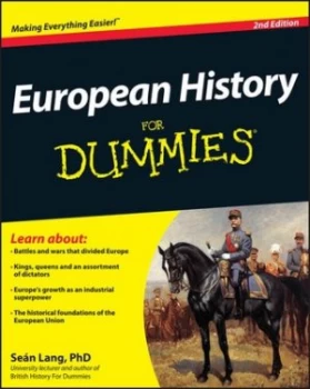 Image of European History for Dummies by Sen Lang Paperback