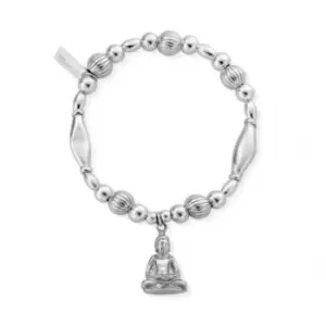 Image of Chunky Pumpkin Zen Buddha Bracelet SBCHPUMP605