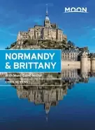 Image of moon normandy and brittany with mont saint michel