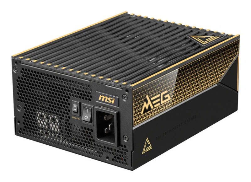 Image of MSI MEG Ai1600T 1600w ATX Power Supply Unit MEG AI1600T PCIE5