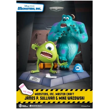 Image of Beast Kingdom Monsters Inc. Master Craft Statue - Mike & Sulley