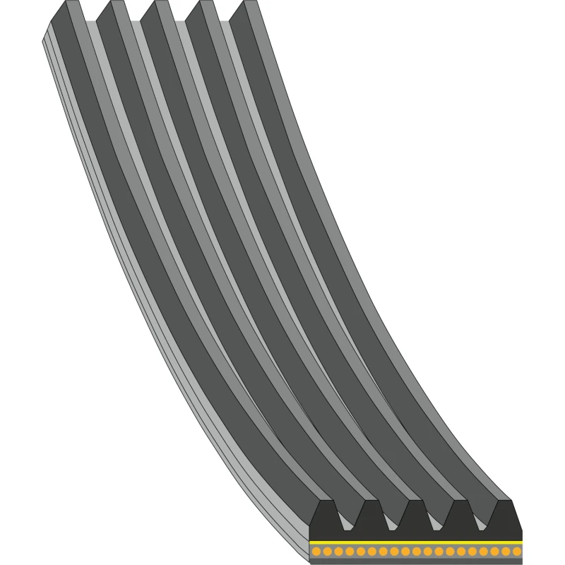 Image of FEBI BILSTEIN 181286 V-ribbed belt EPDM (ethylene propylene diene Monomer (M-class) rubber) V-Ribbed Belts (305)