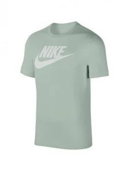 Image of Nike Sportswear Futura Icon T-Shirt - Green/White