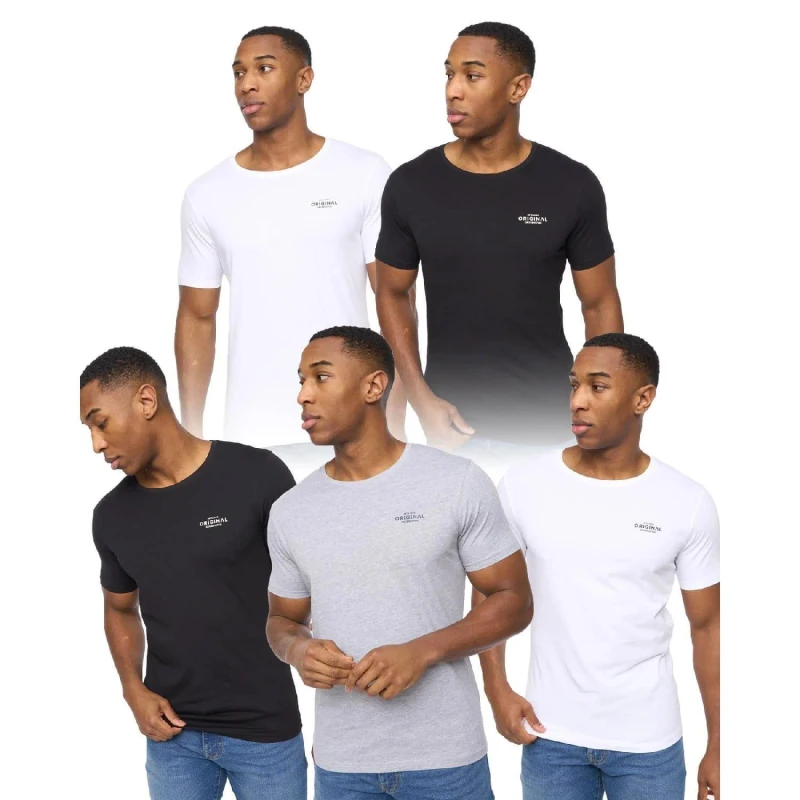 Image of Crosshatch Crosshatch Men Basicstandard 5 Pk. T-Shirt Size: X-Large Multi XL Male 5059294695220