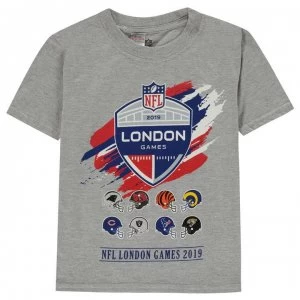 image of NFL London Games T Shirt Junior - Grey