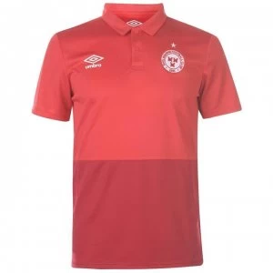 Umbro Shelbourne Polo Shirt Mens - Vermillion/Red