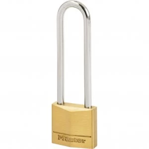 image of Masterlock Solid Brass Padlock 50mm Extra Long