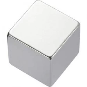 Image of Permanent magnet Cube N35M 1.24 T Temperature limit max. 100